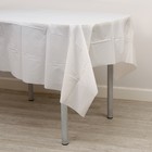 Скатерть одноразовая на стол 137×182 см, белая - Фото 3
