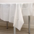 Скатерть одноразовая на стол 137×182 см, белая - Фото 4