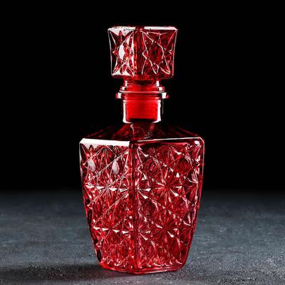 Штоф стеклянный «Галерея. Снежинки», 450 мл, цвет МИКС