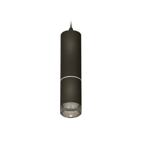 Комплект подвесного светильника с композитным хрусталём Ambrella light, Techno, XP6313010, GU5.3, цвет чёрный песок