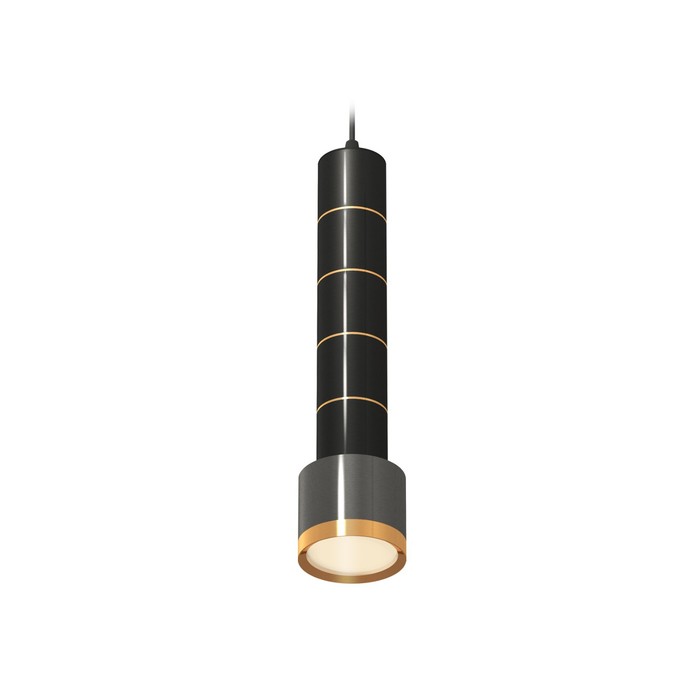 Светильник подвесной Ambrella light, XP8115010, GX53 LED 12 Вт, цвет чёрный хром, золото жёлтое