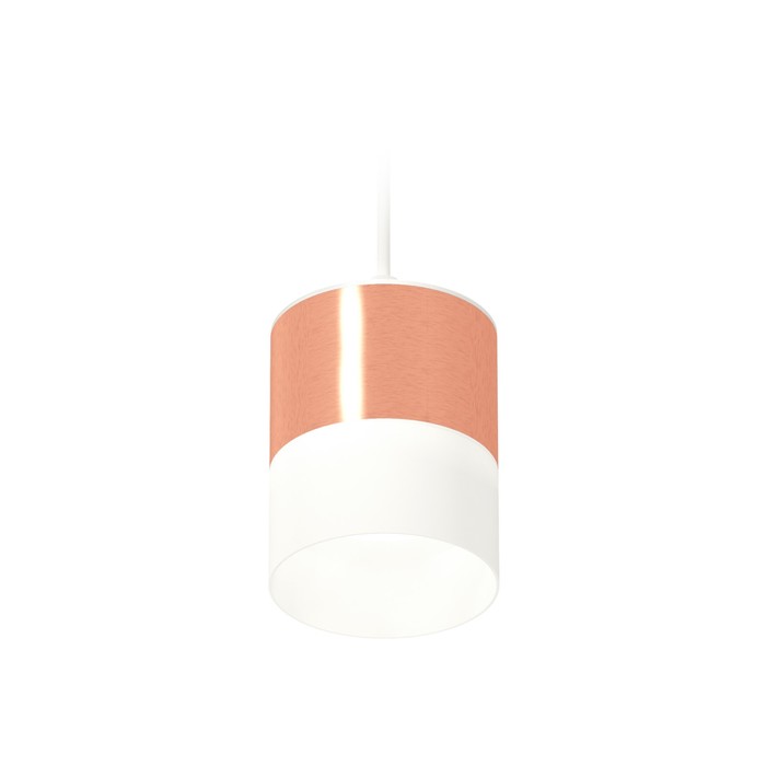 Светильник подвесной с акрилом Ambrella light, XP8122026, GX53 LED 12 Вт, цвет золото розовое, белый матовый, белый песок