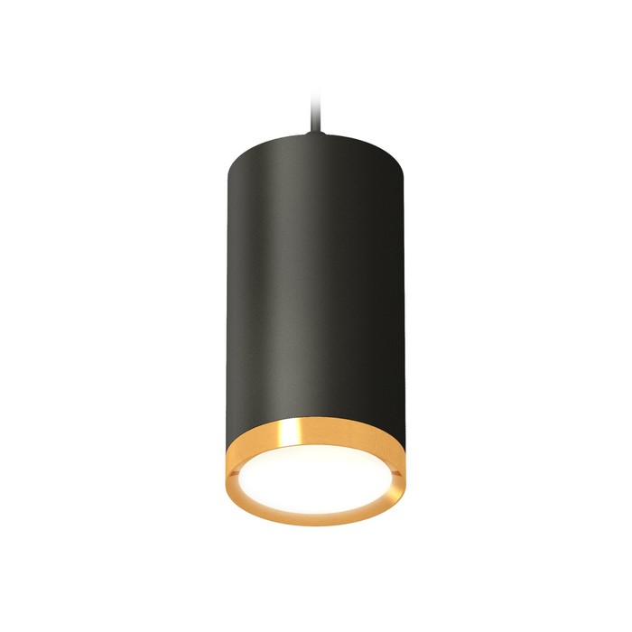 Светильник подвесной Ambrella light, XP8162013, GX53 LED 12 Вт, цвет чёрный песок, золото жёлтое