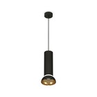 Светильник подвесной Ambrella light, XP8192101, GX53 LED 12 Вт, цвет чёрный песок, золото жёлтое, прозрачный 10192239 - фото 311907422