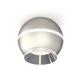 Светильник накладной Ambrella light, XS1103002, MR16 GU5.3 LED 3W, 4200K, цвет серебро песок, серебро