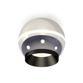 Светильник накладной Ambrella light, XS1104001, MR16 GU5.3 LED 3W, 4200K, цвет серебро, чёрный