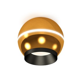 Светильник накладной Ambrella light, XS1105001, MR16 GU5.3 LED 10 Вт, цвет золото жёлтое, чёрный
