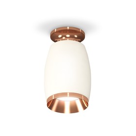 Светильник накладной Ambrella light, XS1122045, MR16 GU5.3 LED 10 Вт, цвет белый песок, золото розовое