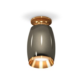 Светильник накладной Ambrella light, XS1123043, MR16 GU5.3 LED 10 Вт, цвет чёрный хром, золото жёлтое