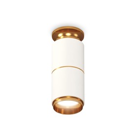 Светильник накладной Ambrella light, XS6301260, MR16 GU5.3 LED 10 Вт, цвет белый песок, золото жёлтое