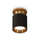 Светильник накладной Ambrella light, XS6302161, MR16 GU5.3 LED 10 Вт, цвет чёрный песок, золото жёлтое - фото 291848393