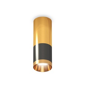 Светильник накладной Ambrella light, XS6303050, MR16 GU5.3 LED 10 Вт, цвет чёрный хром, золото жёлтое