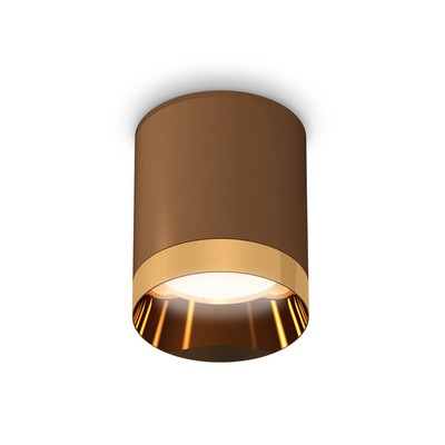 Светильник накладной Ambrella light, XS6304011, MR16 GU5.3 LED 10 Вт, цвет кофе песок, золото жёлтое