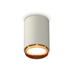 Светильник накладной Ambrella light, XS6314024, MR16 GU5.3 LED 10 Вт, цвет серый песок, золото жёлтое