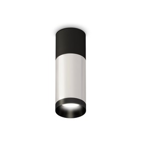 Светильник накладной Ambrella light, XS6325060, MR16 GU5.3 LED 10 Вт, цвет серебро, чёрный песок, чёрный