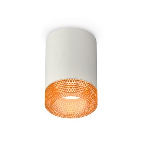 Светильник накладной с композитным хрусталём Ambrella light, XS7423005, MR16 GU5.3 LED 10 Вт, цвет серый песок, кофе