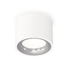 Светильник накладной Ambrella light, XS7510022, MR16 GU5.3 LED 10 Вт, цвет белый песок, серебро - фото 4376170