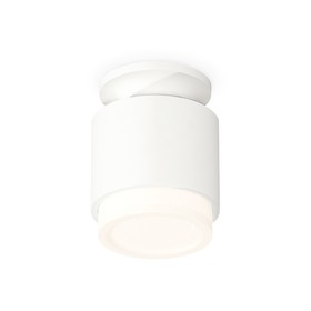 Светильник накладной с акрилом Ambrella light, XS7510043, MR16 GU5.3 LED 10 Вт, цвет белый песок, белый матовый
