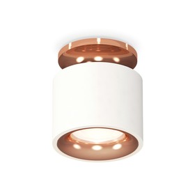 Светильник накладной Ambrella light, XS7510141, MR16 GU5.3 LED 10 Вт, цвет белый песок, золото розовое