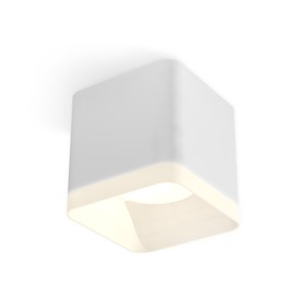 Светильник накладной с акрилом Ambrella light, XS7805040, MR16 GU5.3, GU10 LED 10 Вт, цвет белый песок, белый матовый
