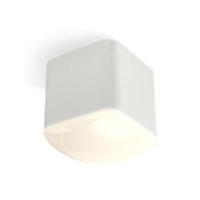 Светильник накладной с акрилом Ambrella light, XS7805041, MR16 GU5.3, GU10 LED 10 Вт, цвет белый песок, белый матовый