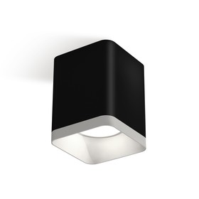 Светильник накладной Ambrella light, XS7813001, MR16 GU5.3, GU10 LED 10 Вт, цвет чёрный песок, белый песок