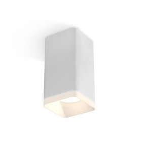Светильник накладной с акрилом Ambrella light, XS7820021, MR16 GU5.3, GU10 LED 10 Вт, цвет белый песок, белый матовый