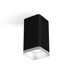 Светильник накладной Ambrella light, XS7821001, MR16 GU5.3, GU10 LED 10 Вт, цвет чёрный песок, белый песок