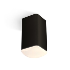 Светильник накладной с акрилом Ambrella light, XS7821022, MR16 GU5.3, GU10 LED 10 Вт, цвет чёрный песок, белый матовый