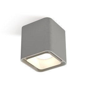 Светильник накладной Ambrella light, XS7842001, MR16 GU5.3, GU10 LED 10 Вт, цвет серый песок, белый песок 10193367