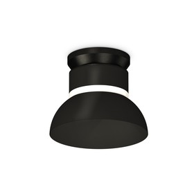 Светильник накладной Ambrella light, XS8102051, GX53 LED 12 Вт, цвет чёрный песок, чёрный, прозрачный