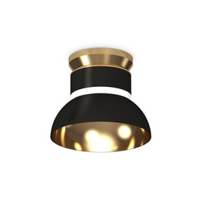 Светильник накладной Ambrella light, XS8102061, GX53 LED 12 Вт, цвет чёрный песок, золото жёлтое, прозрачный