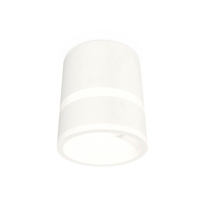 Светильник накладной с акрилом Ambrella light, XS8110005, GX53 LED 12 Вт, цвет белый песок, белый матовый