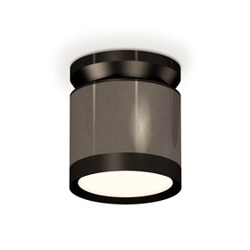 Светильник накладной Ambrella light, XS8115010, GX53 LED 12 Вт, цвет чёрный хром, чёрный