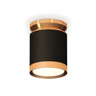 Светильник накладной Ambrella light, XS8142030, GX53 LED 12 Вт, цвет чёрный песок, золото жёлтое - фото 4305442