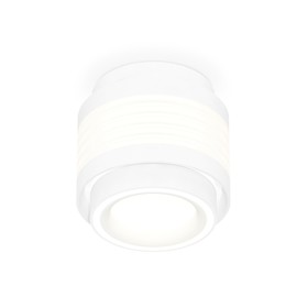 Светильник накладной с акрилом Ambrella light, XS8431002, GX53 LED 12 Вт, цвет белый песок, белый матовый 10193535