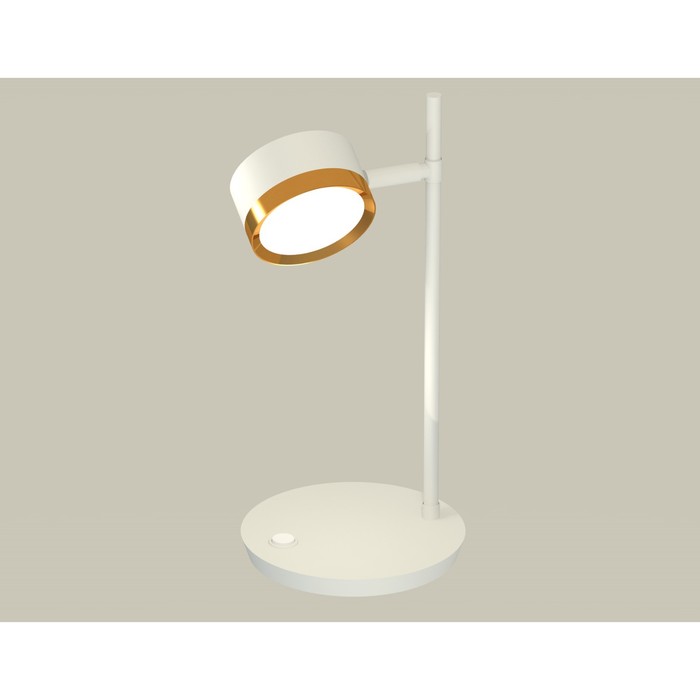 Светильник поворотный настольный Ambrella light, XB9801152, GX53 LED 12 Вт, цвет белый песок, золото жёлтое