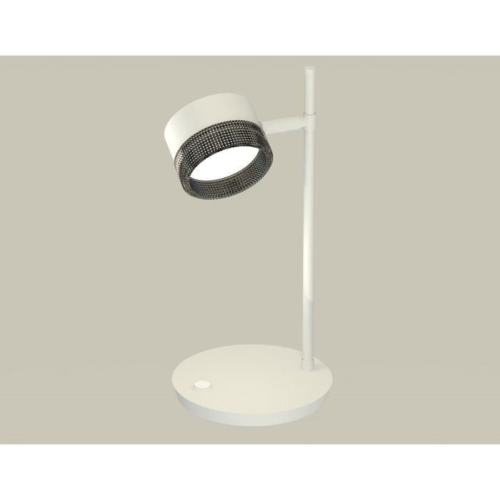 Светильник поворотный настольный с композитным хрусталём Ambrella light, XB9801250, GX53 LED 12 Вт, цвет белый песок, тонированный