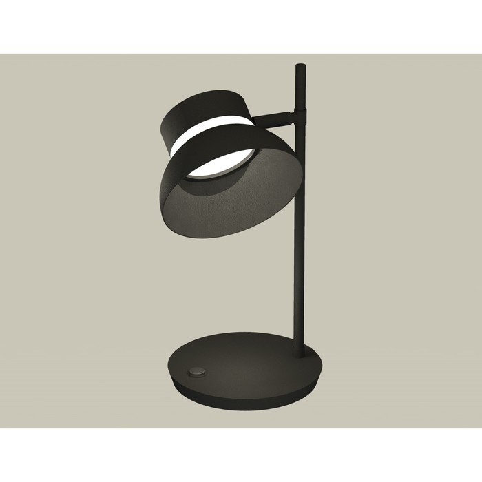 Светильник поворотный настольный Ambrella light, XB9802100, GX53 LED 12 Вт, цвет чёрный песок, белый матовый