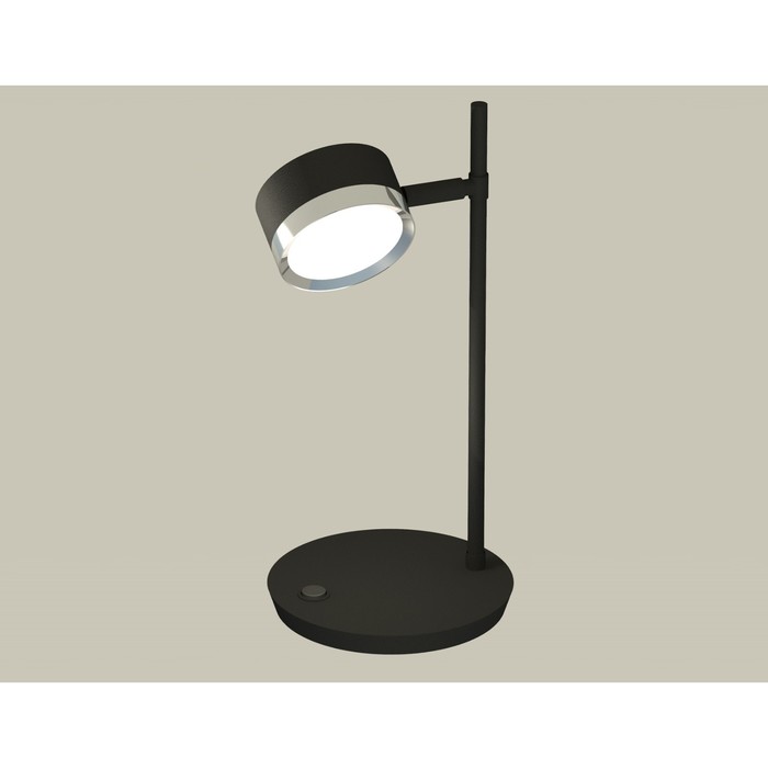 Светильник поворотный настольный Ambrella light, XB9802151, GX53 LED 12 Вт, цвет чёрный песок, серебро - Фото 1