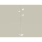 Светильник напольный поворотный с композитным хрусталём Ambrella light, XB9812252, GX53 LED 12 Вт, цвет белый песок, прозрачный - фото 4305449