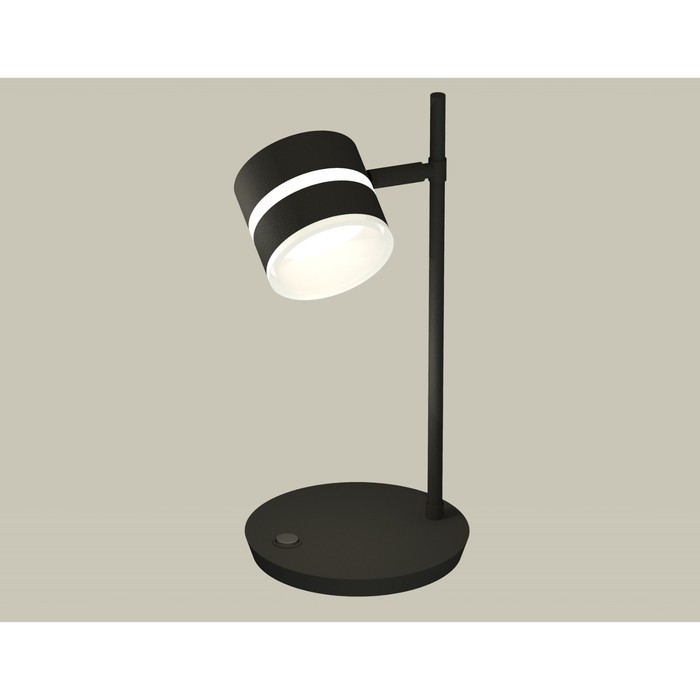 Светильник поворотный настольный с акрилом Ambrella light, XB9802202, GX53 LED 12 Вт, цвет чёрный песок, белый матовый