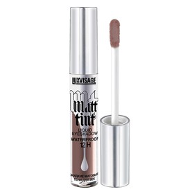 Тени для век жидкие Luxvisage Matt tint Waterproof, матовые, тон 110 Dark Chocolate