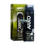 Набор подарочный мужской ARKO: Пена для бритья Anti-Irritation,200мл+станок для бритья Pro 2 1015660 10156606 - фото 11567829