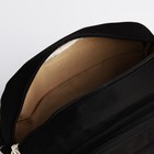 Сумка молодёжная на молнии, цвет чёрный - Фото 6