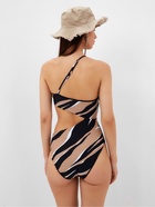 Купальник женский слитный с вырезом на животе MIST, размер 44 (M), бежевый - Фото 3