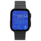 Смарт-часы, 180 мАч, IPS, 240x282, Android 5.0+, iOS 10+, ремешок силикон, черные - фото 9535321