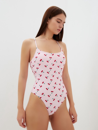 Купальник слитный женский MIST Вишня, размер XS