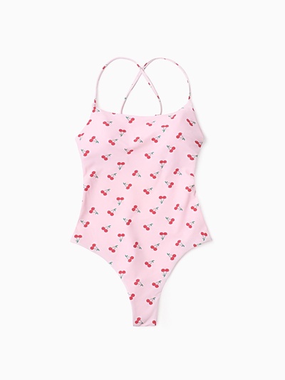 Купальник слитный женский MIST Вишня, размер XS