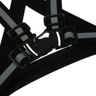 Светоотражающий ремень, регулируемый размер, чёрный - Фото 6